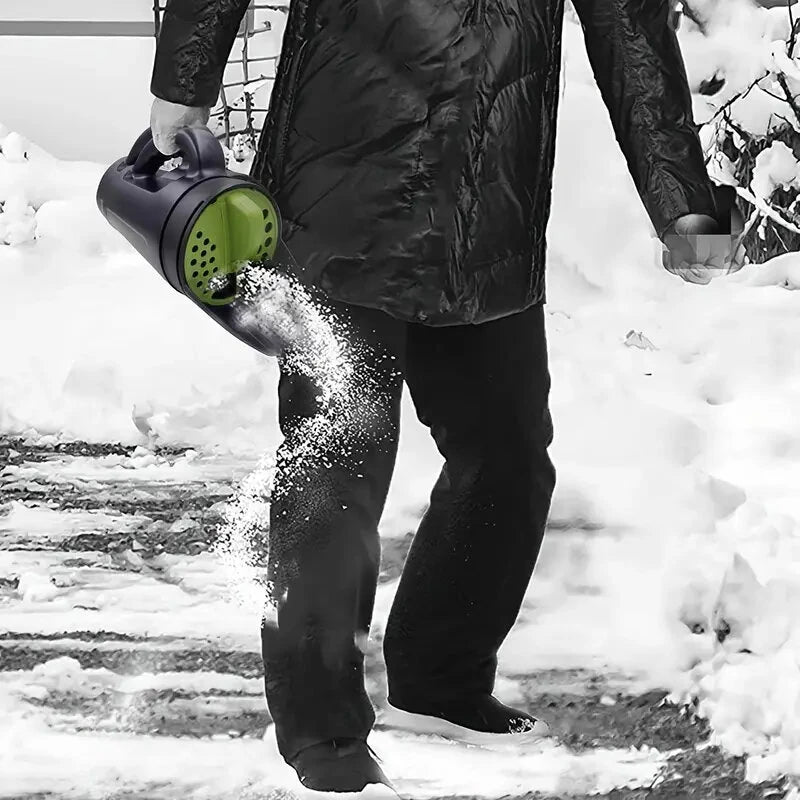 2.5L Garden Seed Spreader Multifunctional Garden Tool Adjustable Handheld Seed Dispenser Suitable for Grass Seed Fertilizer Earth Food Ice Melt