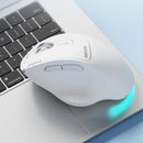 EWEADN C2 Dual Mode Vertical Gaming Mouse 800-4000DPI RGB Light Ergonomics Design Wireless bluetooth Mice for PC Laptop Computer