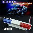 RC Car Parts LED Police Flash Light Alarming for 1/10 HSP Kyosho Tamiya Axial SCX10 D90 Vehicles Models Spare Accessories
