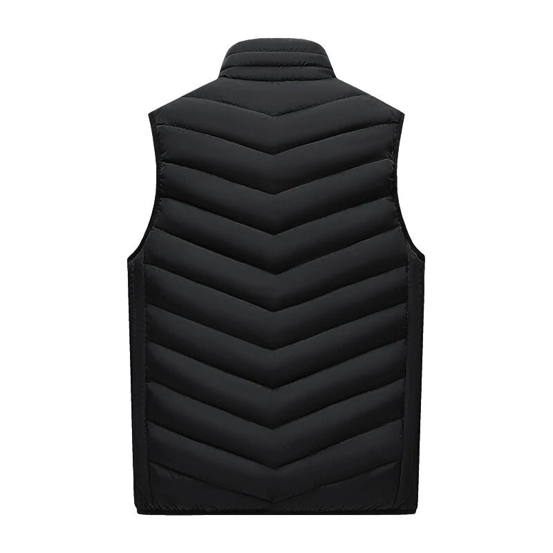 TENGOO HV-13 Heated Vest 13 Heating Areas Oversized Women Men Winter Vest Self Heating Vest Usb Electric Thermal Vest Jacket Outdoor Veste