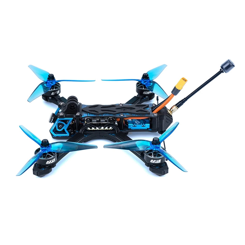 Axisflying Manta 5 SE Squashed X Smurfs GPS FPV Racing Drone PNP BNF with DJI O4 Air Unit Digital System