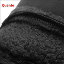 XANES Winter Touchscreen Warm Cycling Gloves Waterproof Windproof Cold-Resistant Flip Exposed Two-finger Zipper Gloves for Men Women Ski Fishing Running