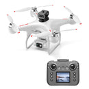 YLR/C S116 MAX WiFi FPV with LCD Screen Controller HD Dual Camera Servo Gimbal 360 Obstacle Avoidance Optical Flow Positioning Brushless RC Drone Quadcopter RTF