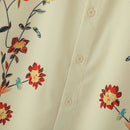 INCERUN Mens Floral Print Lapel Collar Short Sleeve Shirt Casual Daily Button Up Lapel Top FOR Men S-5XL
