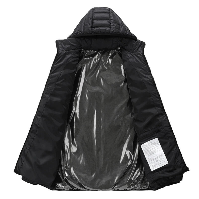 TENGOO HJ-25 Heating Jacket 25 Heated Areas Coat USB Charging Winter Warm Windproof Outdoor Hiking Camping Electric Heating Jacket