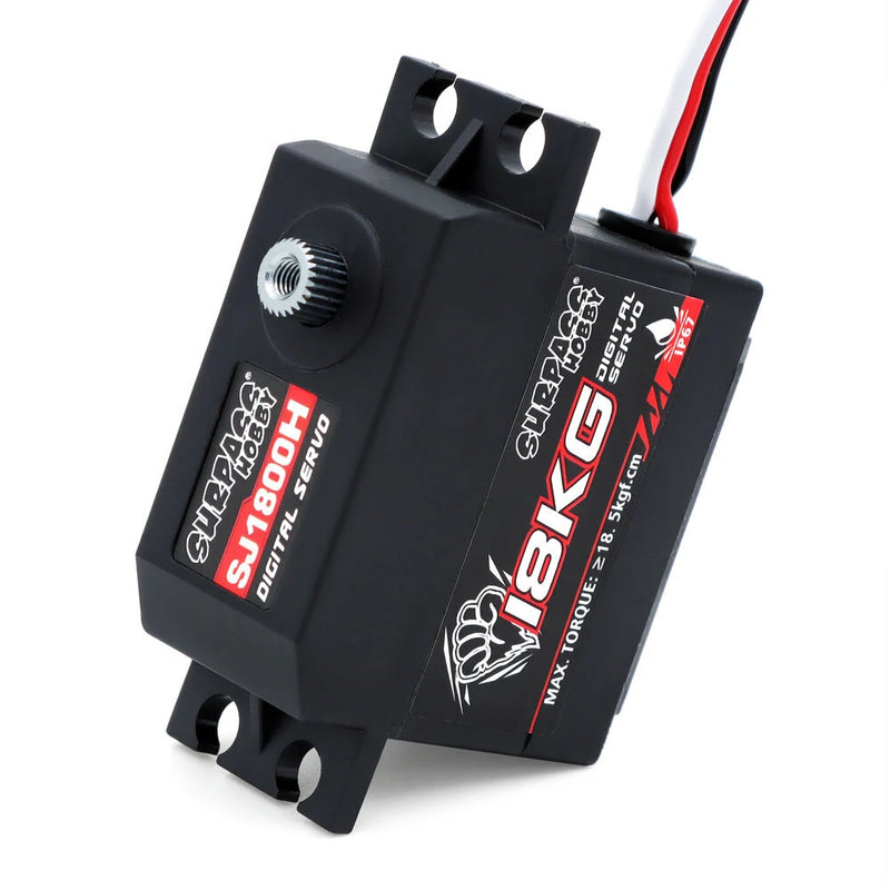 SURPASS-HOBBY SJ1800H 18KG High Pressure Waterproof Servo for Fixed Wing Aircraft Helicopter Robot