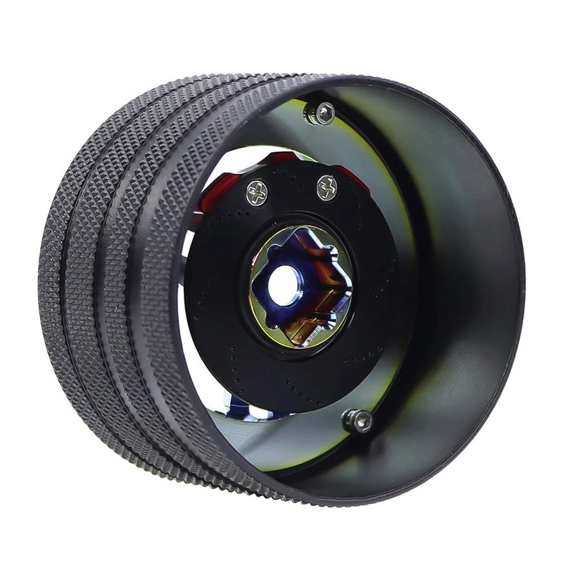 Universal Remote Control Full Metal Handwheel Steering Wheel for FUTABA 4PX SANWA MT4 Flysky NB4 WFLY X9 Transmitter