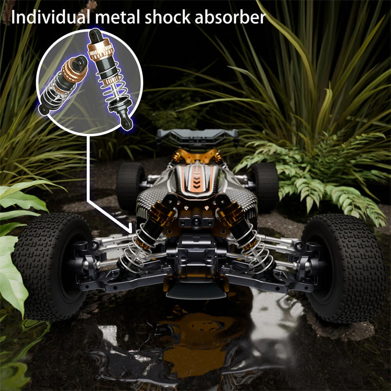ZG 2301A 2301B RTR 1/14 2.4G 4WD 35km/h 50km/h Brushed/Brushless RC Car High Speed Racing Full Proportional Metal Chassis Off-Road Truck Vehicles Models Toys