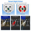 Hiseeu WHD318 8MP WiFi Camera Intelligent Night Vision Two-way Audio AI Human Detection IP66 Waterproof Support TF Card Wireless PTZ IP Safety Camera