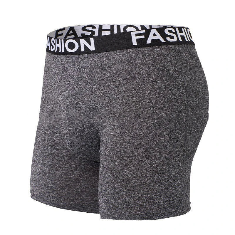 4pcs Men's Boxer Briefs Comfortable Elastic Waistband Skin-friendly Underwear Set For Daily Wear