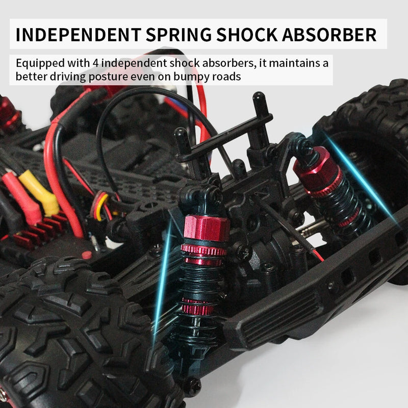 ENOZE 9309E 309E RTR 1/18 2.4G 4WD 40/60km/h RC Car Brushed/Brushless Off-Road Truck Full Proportional LED Light Two Differentials High Speed Vehicles Models Toys