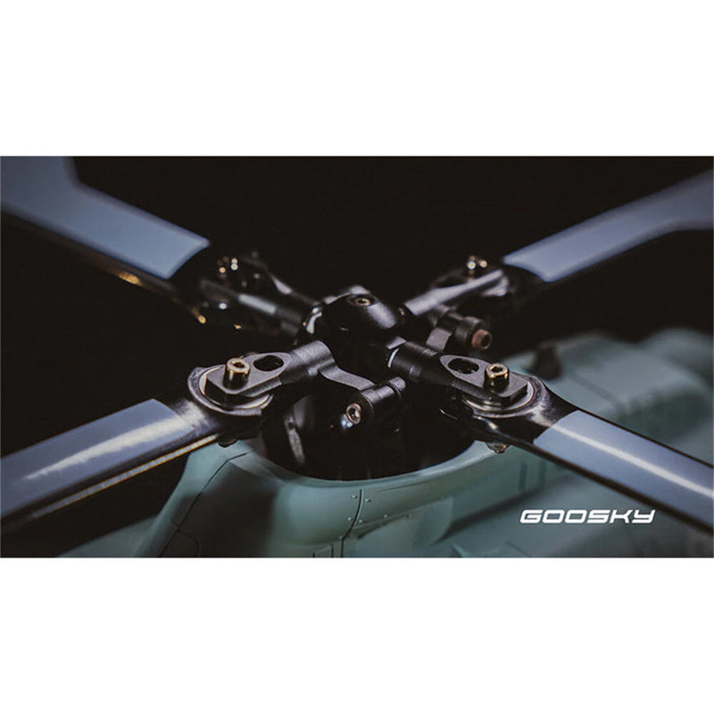 GOOSKY E2 1:35 UH-1Y Scale 2.4G 6CH Dual Brushless Direct Drive Motor RC Helicopter BNF / RTF with GTS Flight Control System