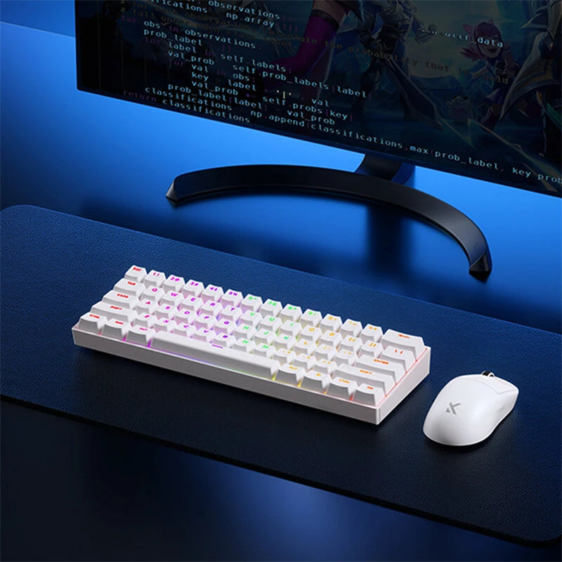MCHOSE Ace 60Pro Magnetic Switch Mechanical Keyboard RGB Hot Swap 8K Polling Rate 61 Keys 60% Layout  USB Wired Gaming Keyboards