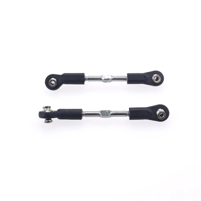 2PCS ZD Racing 8124 Metal 75-85mm Steering Rod for 9116 08427 1/8 Rc Car Model Parts