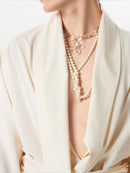 INCERUN Mens Shirt V-neck Waist Long Sleeve Shirt Summer Fashion Solid Color Comfortable Breathable Men Top