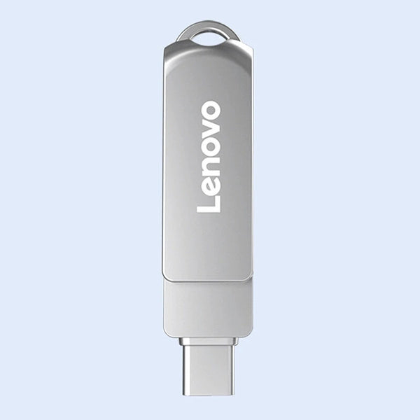 Lenovo SS360 Type-C & USB3.2 Flash Drive 256GB/128GB/64GB/32GB 150MB/s High Speed Metal Memory U Disk Pendrive Plug and Play