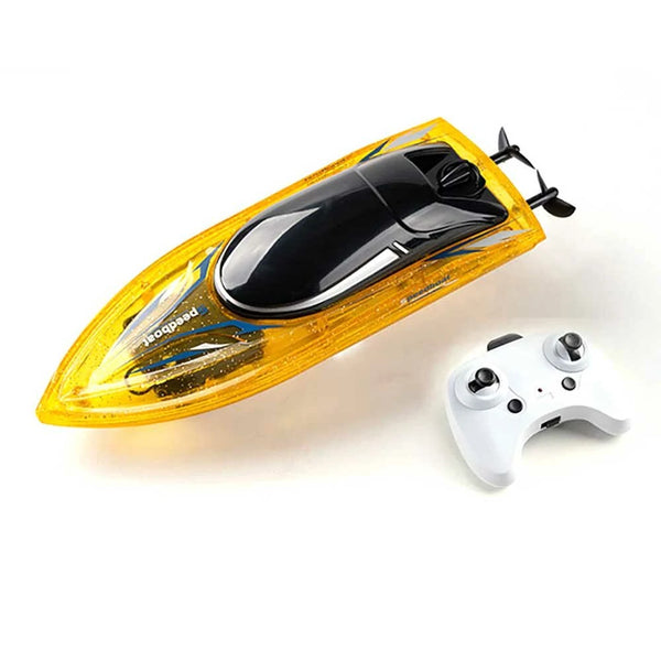 JJRC S13 RTR 2.4G RC Boat LED Light Capsized Reset High Speed Racing Waterproof Ship Vehicles Models Toys
