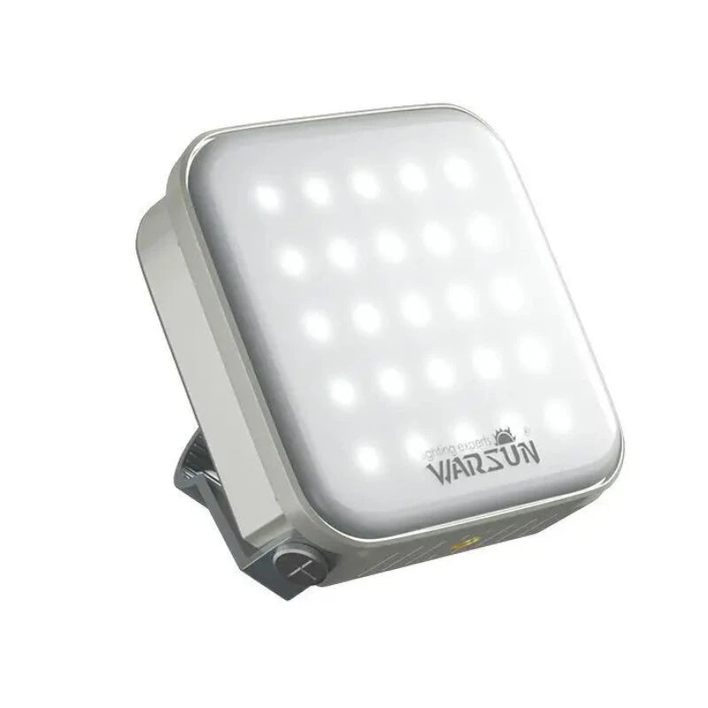 WARSUN LED Camping Lantern 1000LM, Rechargeable Camping Lantern 6000mAh, 4 Light Modes, IPX5 Water-Resistant, Solar Tent Light for Power Outages, Emergency, Hurricane, Home, Hiking