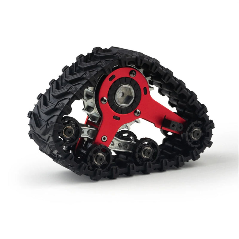 4PCS SG W001 Upgraded Track Wheels Tires 12mm Hex All Terrain for 124017 144001 104072 EC30B EAT14 1/10 1/12 1/14 RC Car Crawler Truck Off-Road Climbing Vehicles Model Spare Parts