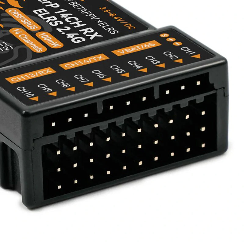 BETAFPV SuperP 2.4Ghz/915MHz 14CH ELRS PWM Diversity Receiver with Dual Antenna Dual Reception For RC Airplane Cars Boats Drones