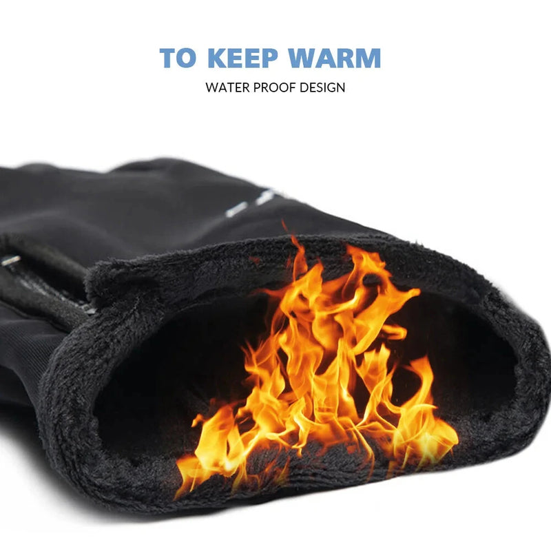 XANES Outdoor Winter Gloves Motorcycle Touch Screen Snow Glove Waterproof Thermal Gloves for Riding Skiing Fishing