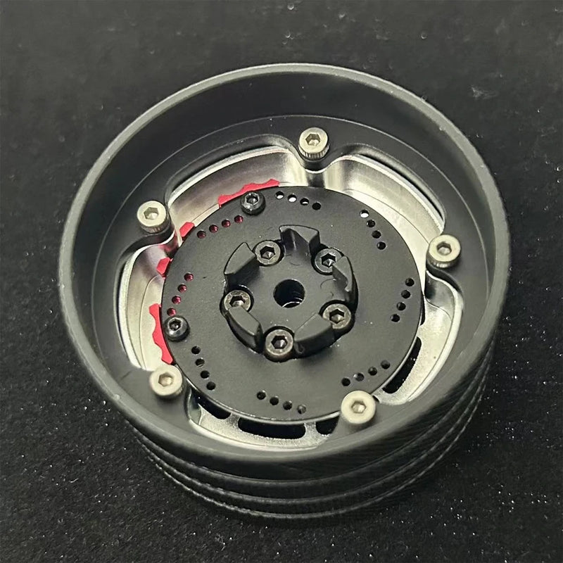 Radio Controller Universal Aluminum Alloy Full Metal Handwheel Steering Wheel for Flysky NB4/NB4 Pro Transmitter DIY Accessories