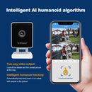 1/2/3/4Pcs Srihome SH057 4MP HD Security Camera Dual Band WiFi 5GHz AI Human Detection Two Way Audio Night Vision Easy Installation Window Camera for Home Safety