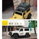 LDARC R01 1/64 2.4G RWD RC Car Micro Rock Crawler Mini Climbing Truck LED Light 3 Speed Off-Road Vehicles Models Remote Control Racing Full Proportional Toys 60 Minutes Working Time