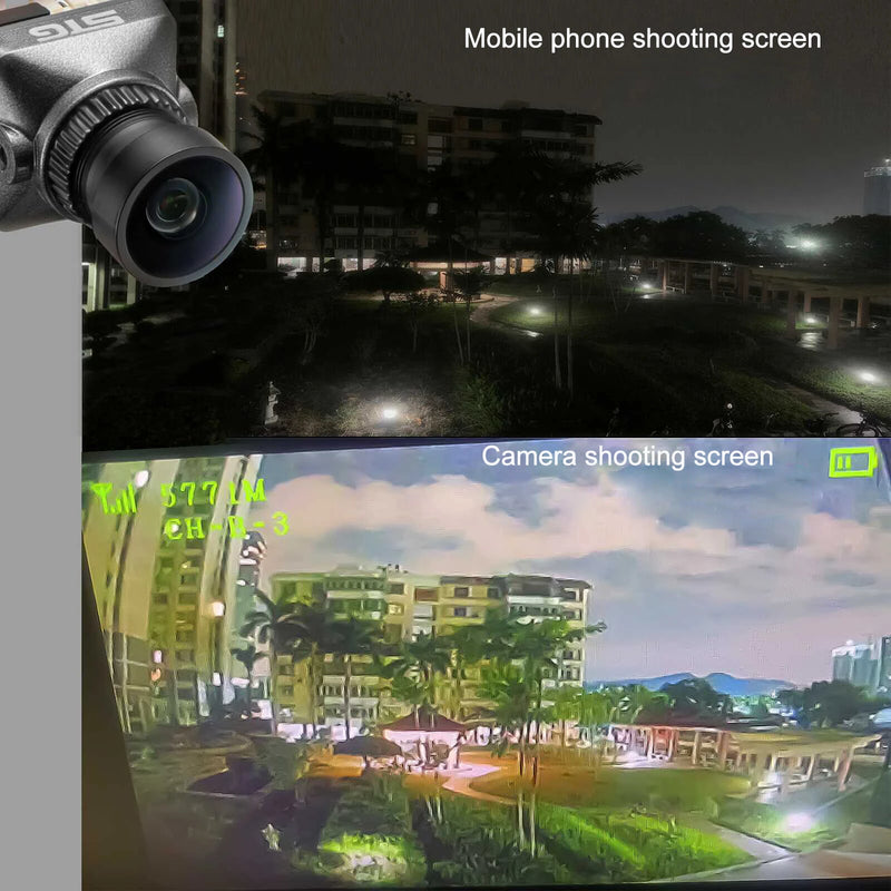 JINJIEAN STG Bat1 1/2.8' 2.1mm 135 Degree 4:3 16:9 Switchable FPV Camera Starlight Night Vision for RC Drone