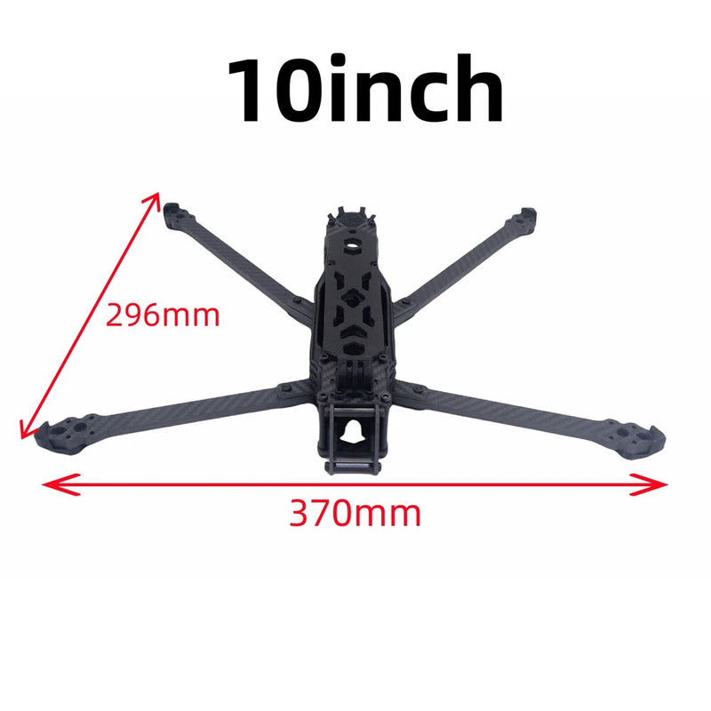 Erdog 7 Inch 8 Inch 9 Inch 10 Inch Frame Kit Compatible with DJI O4 PRO / DJI O3 / VISTA / Analog for RC FPV Racing Drones