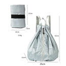 IPRee Simple and Large-Capacity Folding Backpack Portable and Thickened Lightweight Waterproof Sports Folding Bag for Outdoor Travel