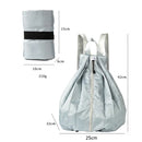 IPRee Simple and Large-Capacity Folding Backpack Portable and Thickened Lightweight Waterproof Sports Folding Bag for Outdoor Travel