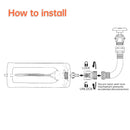 Automatic Oscillating Sprinkler 19 Hole 4 Modes Lawn & Garden Essential Watering System Irrigation Device for Home Gardens Agricultural Fields Water Sprinkler for Lawn