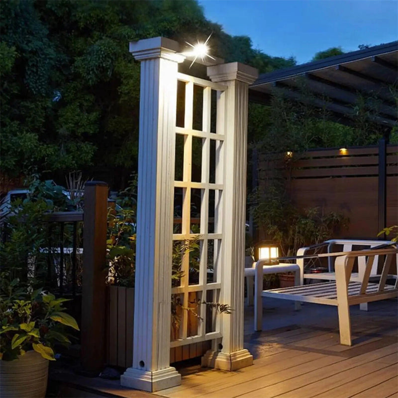 IPRee 3 Mode Solar Clip Lights IP65 Waterproof Super Bright Motion Sensor Lights Energy Conservation Warm Light Garden Wall Light