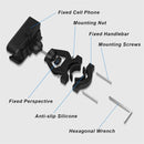 KGVYKL Phone Holder 4.7"-7.2" Adjustable Phone Clip Stand Shockproof Portable Bike Holder Phone Bracket for Bicycle Electric Scooter Motorcycle