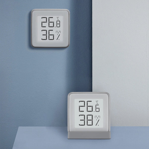 [Upgrade Version] MMC E-Ink Screen BT2.0 Smart Bluetooth Thermometer Hygrometer Works with App Home Gadget Tools