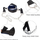 KALOAD Adjustable Head Neck Training Harness with Chain for Strengthen Neck Chin Muscles Weighted Neck Cap Boxing Resistance Training