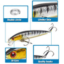 10PCS 9g 10cm Floating Fishing Lures Set Artificial Hard Fish Bait