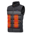 TENGOO HV-11 Unisex 11Heating Area Vest 3-Gears Heated Jackets USB Electric Thermal Clothing Winter Warm Vest Outdoor Heat Coat Clothing