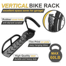 Bicycle Wall Mount Rack Storage Fixed Hanging Hook Bike Support Stand Bracket Holder for MTB Road Bike