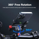 LAOTIE BM2 Universal Bike Phone Holder Four Corners Shockproof Free Rotation 4.0"-7.0" Cellphone Electric Scooter Motorcycle Bicycle Mount for SAMEBIKE LAOTIE