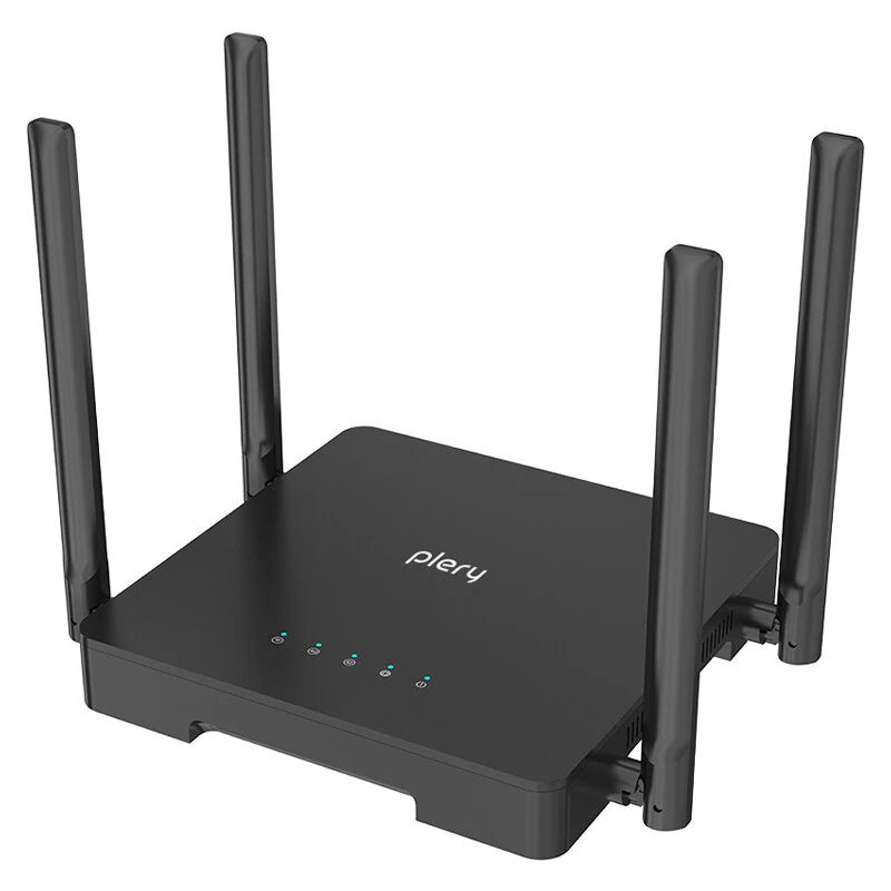 PLERY R624 4G LTE Router 300Mbps Wireless WiFi Router Modem 4G Nano SIM Card Network with 4 High Gain Antennas