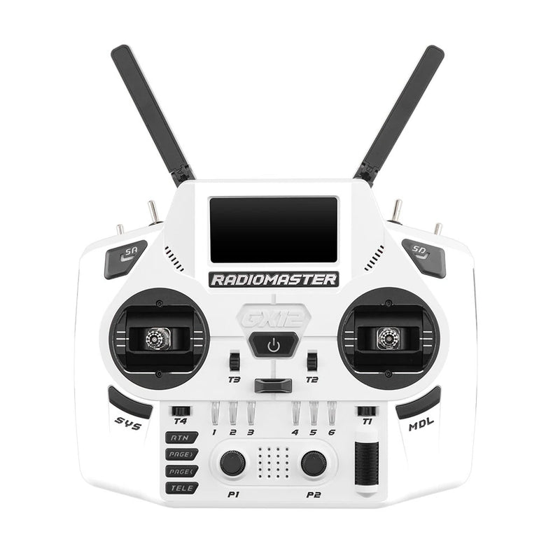 Radiomaster GX12 Crush Radio Controller Dual-Band Dual 1W Gemini Xrossband ExpressLRS OLED Display Screen GX01 3D Digital CNC Hall Gimbal for FPV Racing Drones