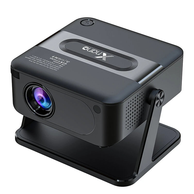 Xnano HA109 1+8G Android 11 Projector Dual Band WiFi 6 & bluetooth Native 720P 0.8:1 Throw 120 Inch 25dB Ultra Quiet Built-in HiFi Speaker Portable Smart Home Cinema Projector