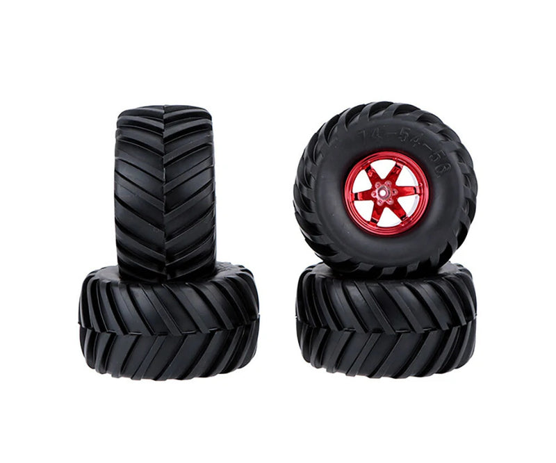 4Pcs Austar Wheel Tires Plastic Wheel Rims for 1/10 RC Crawler HSP HPI Car Parts