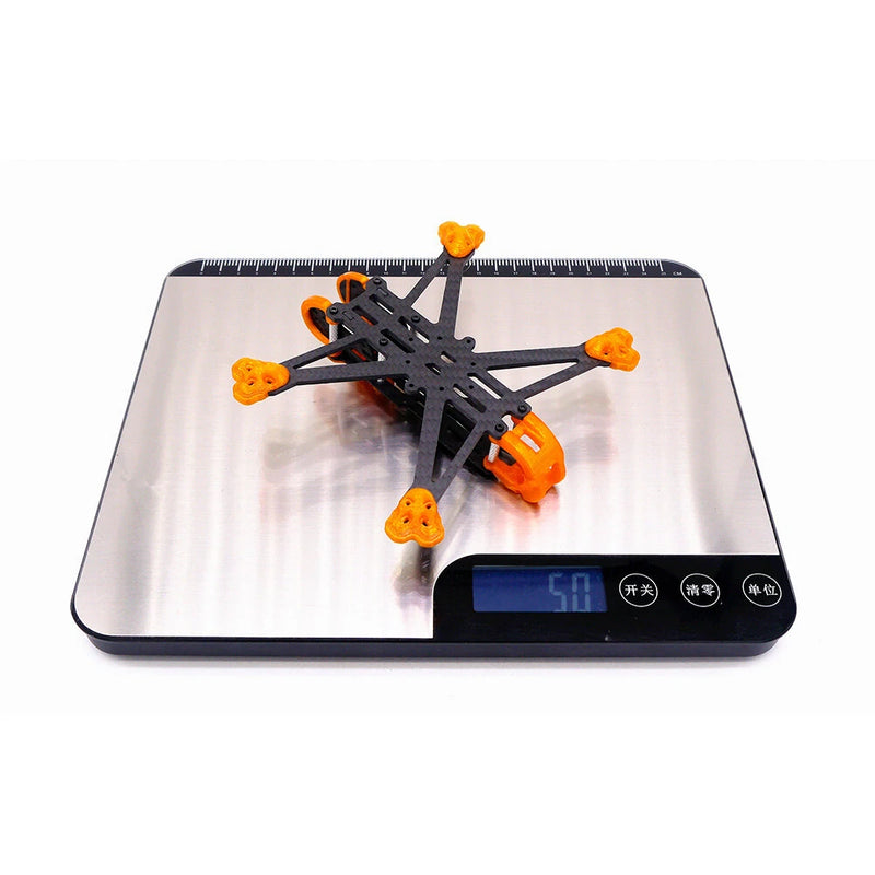 TEOSAW Drake35 155mm Wheelbase Carbon Fiber 3.5 Inch Frame Kit Support Vista Air Unit for DIY RC Drone FPV Racing