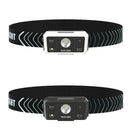 USB Rechargeable Powerful Sensor Headlamp Fishing Camping Head Flashlight 5 Mode Waterproof Spotlight Headlights Front Lantern for Fishing Camping Hiking