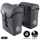 WEST BIKING 35L Bicycle Pannier Bag Waterproof 300D Polyester Sturdy Double Side Bike Bag Anti-Scratch Night Reflective Bike Rear Bag for MTB
