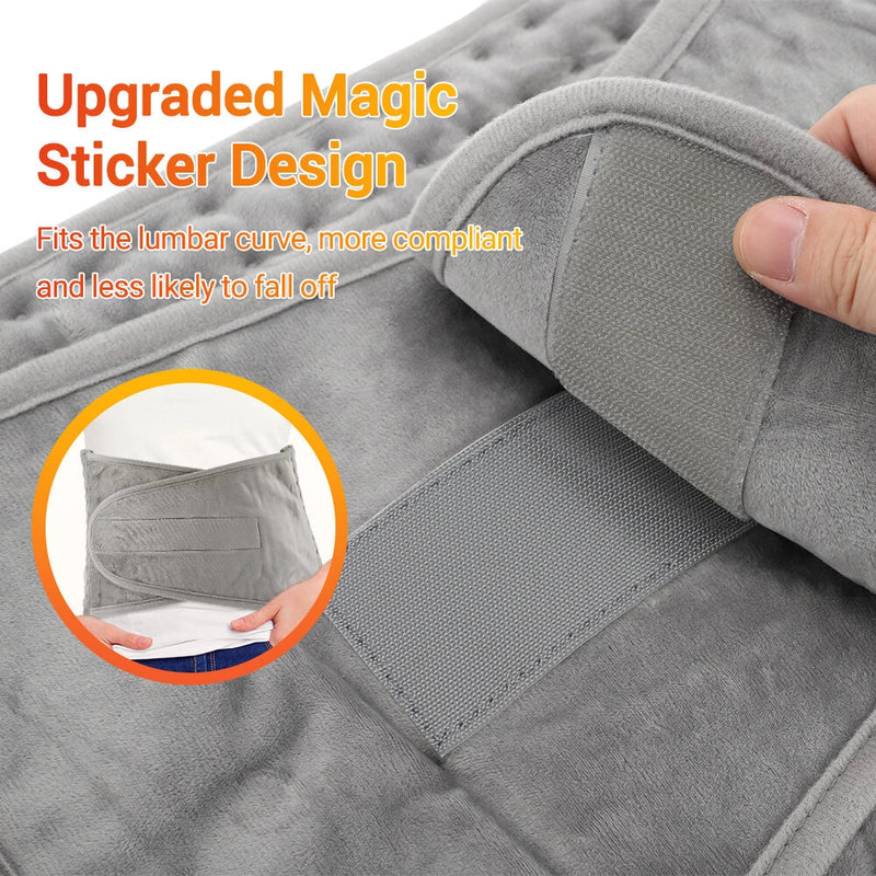 Multifunctional Heating Pad Physiotherapy Electric Blanket Heating Waist Belt 9-Speed Temperature Adjustment 4-Speed Fixed Heating Pad