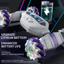 S-002 2.4G 4WD Stunt RC Car Watch Gesture Sensor Induction Deformation LED Light 360 Rotation Twist Drift Radio Remote Control Climbing Vehicle Model Children Kids Electronic Toys